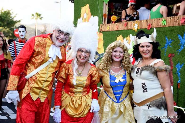 Imagen del coso carnavalero del sur de Gran Canaria en 2018 (Foto Antonio Alí)